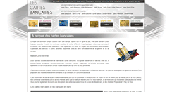 Desktop Screenshot of les-cartes-bancaires.com